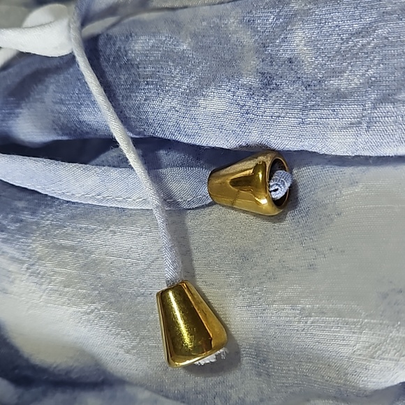 Just Found Purple & White Tie Dye Tiered Dress size 1X - Picture 8 of 10